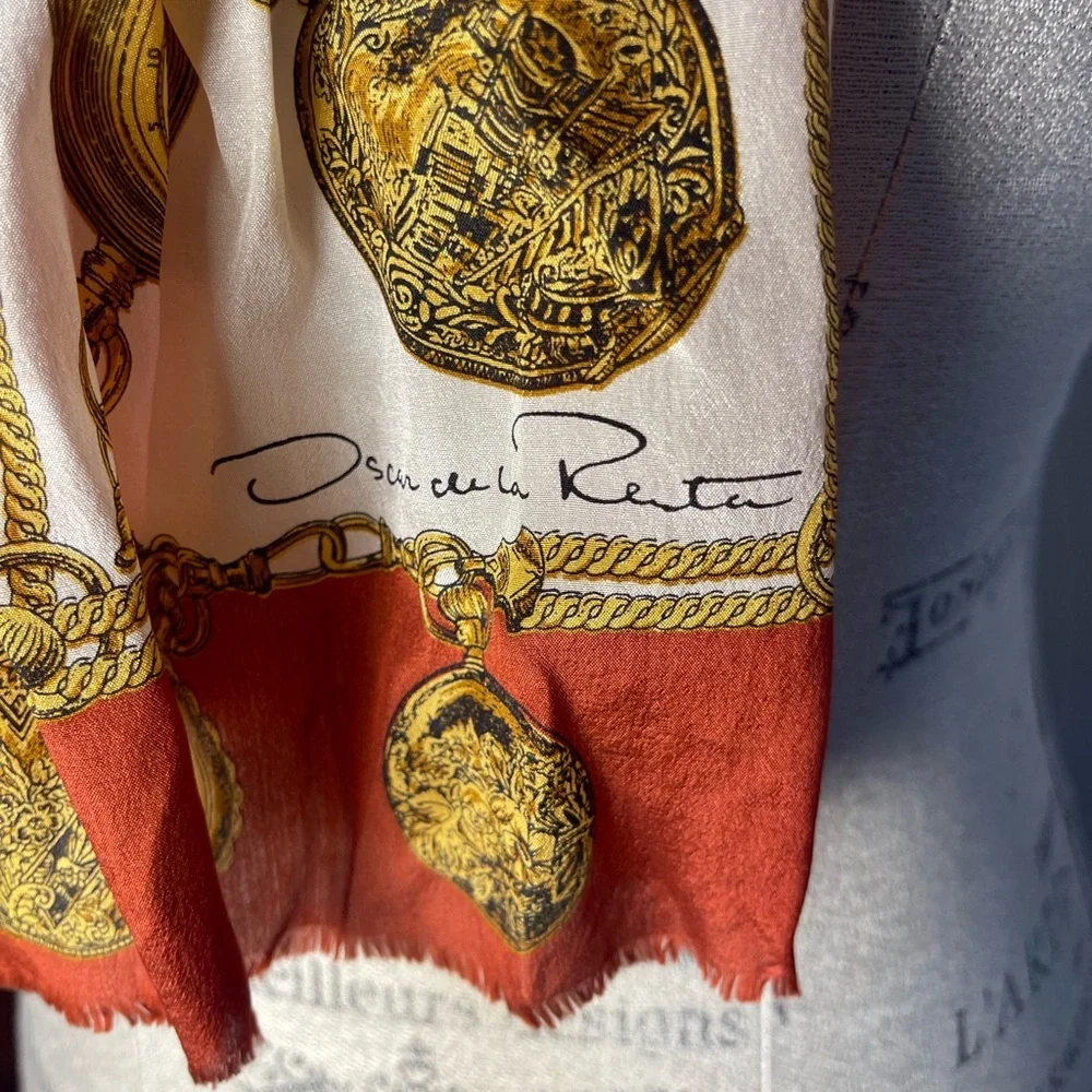 Oscar De La Renta Vintage Scarf
